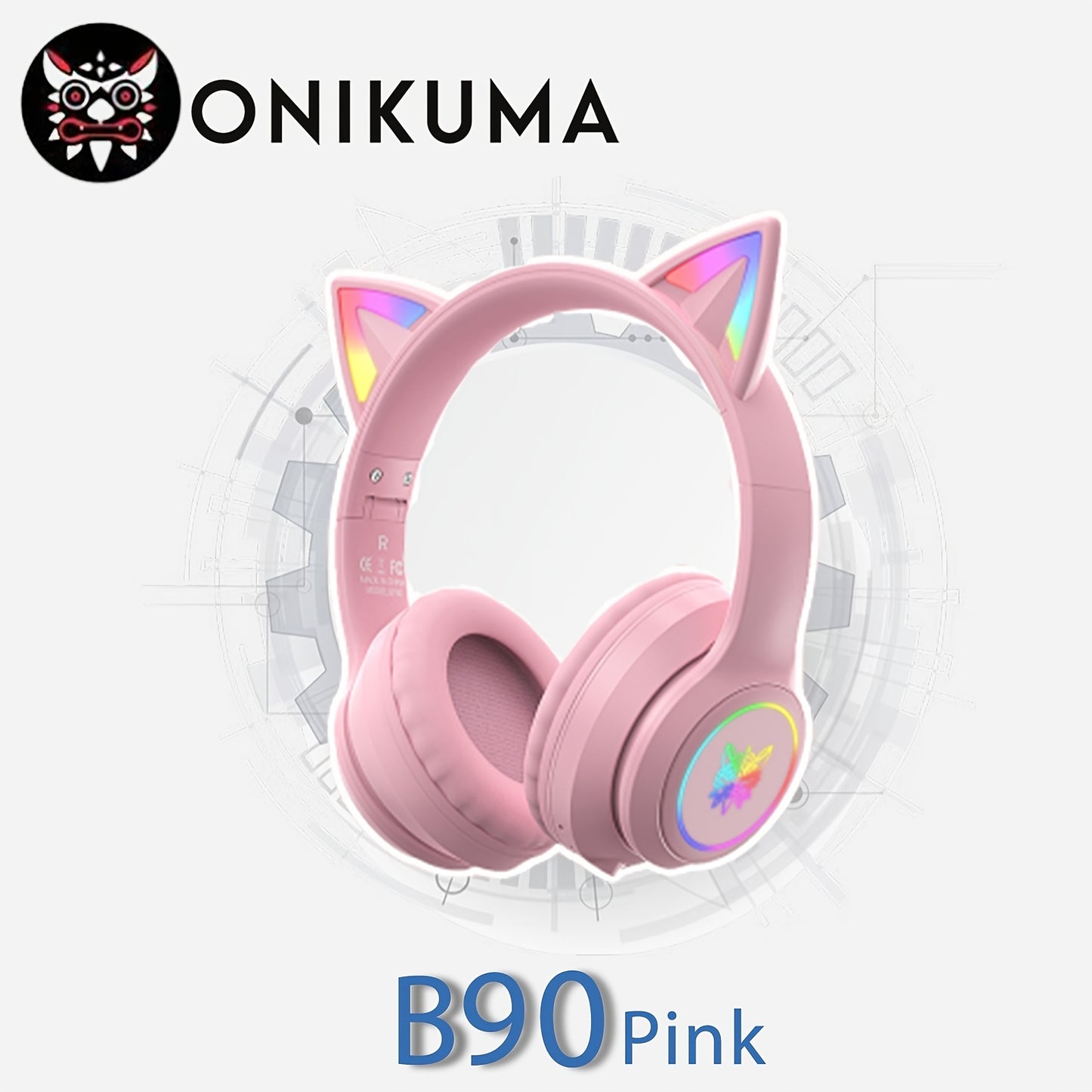 Wireless Noise Cancelling Cat Ear Headphones