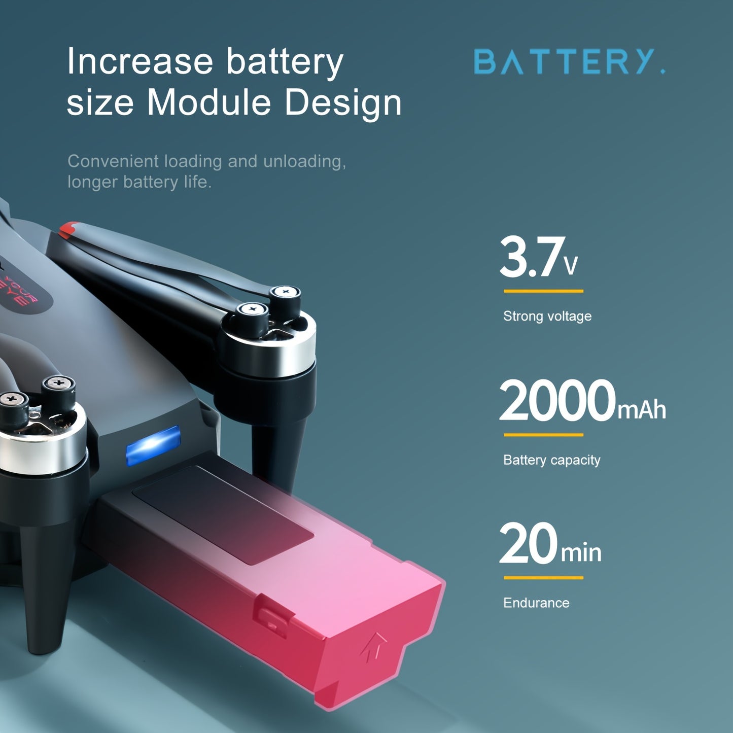 4K HD Three Camera Brushless Drone - Intelligent Obstacle Avoidance, Auto Return, One-Touch Take-Off/Landing, 360° Beauty Mode, 3 Rechargeable Batteries, Carrying Case, Wi-Fi Connectivity