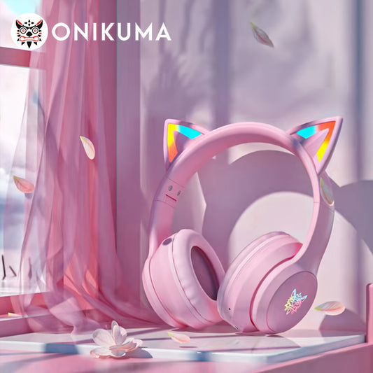 Wireless Noise Cancelling Cat Ear Headphones